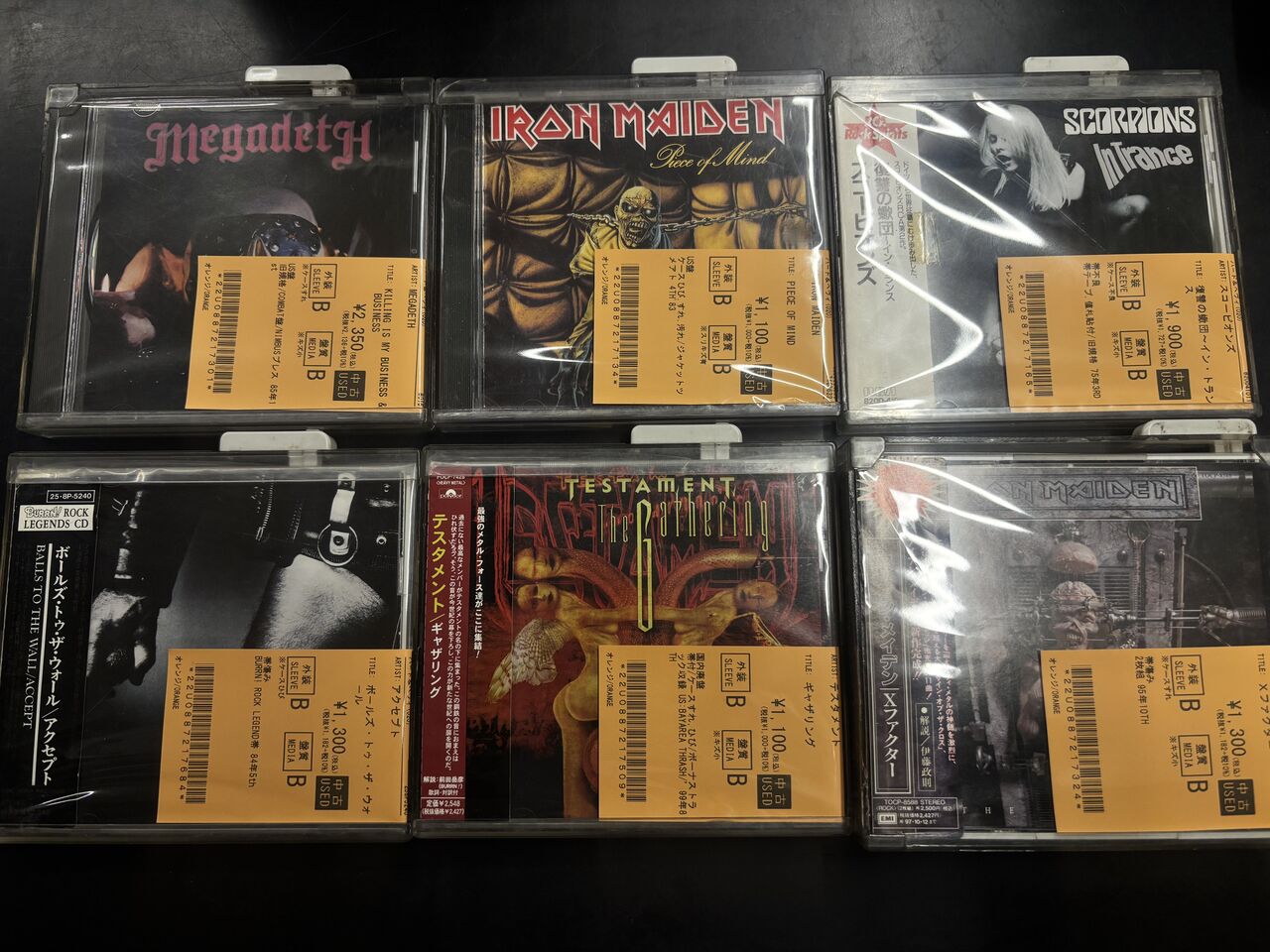 6/16(火)METAL中古CD入荷情報】メタル全盛期を生き抜いた名バンド達の