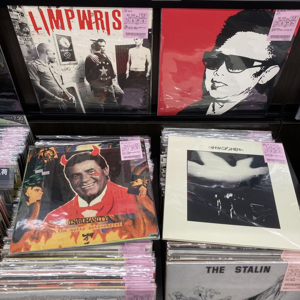 7/27(土)PUNK/HARDCORE中古レコード新入荷情報①】80
