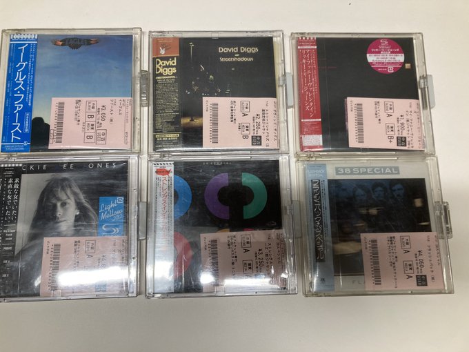 5/30(金)ROCK中古CD入荷情報】AOR多め！ 国内盤紙ジャケを中心に 