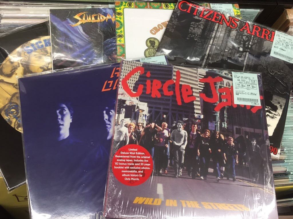 8/28(月) PUNK中古レコード新入荷情報①】80~90's HC中心にオリジナル