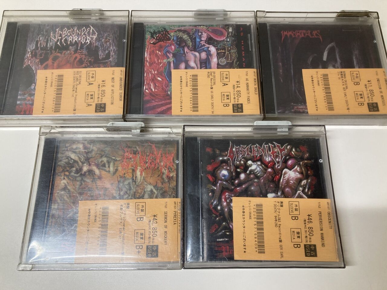 6/13(土)METAL中古CD入荷情報！】DEATH METAL高額盤中心にメロハー 