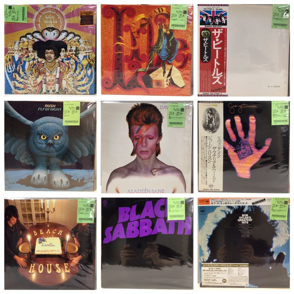 12/26(日)ROCK/METAL中古レコード新入荷情報】総数200枚OVER