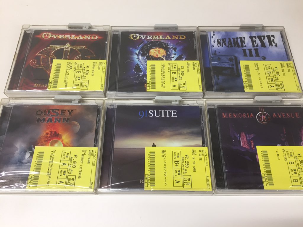 5/9(火) METAL中古CD新入荷情報①】メロディアスハードが入荷