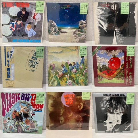 レコード洋楽 14枚(ROCK、HARDROCK、プログレ、POPS)まとめ売り 10/14(土)HARD ROCK / HEAVY METAL廃盤中古レコードセール