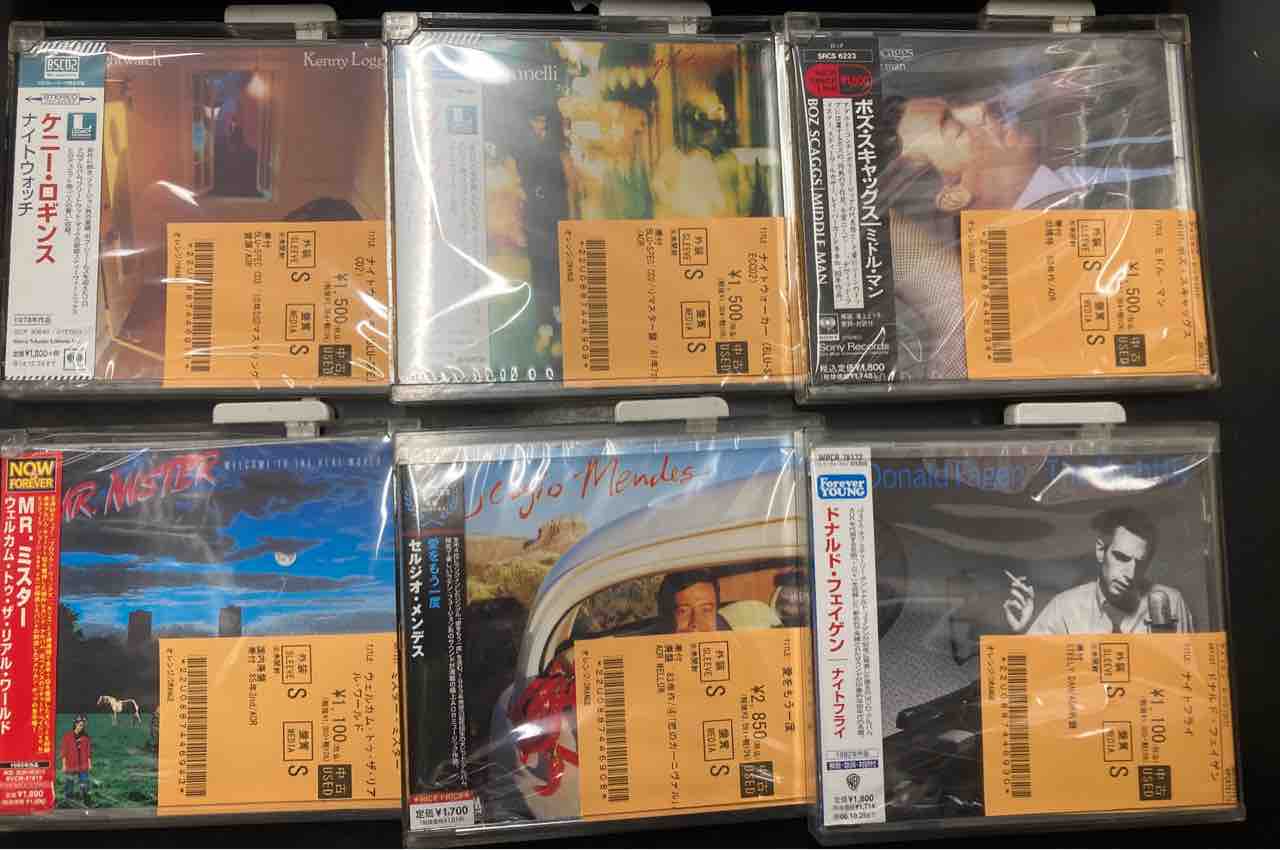 6/25(木)ROCK中古CD新入荷情報】AORを中心に、名盤や未開封品が多数