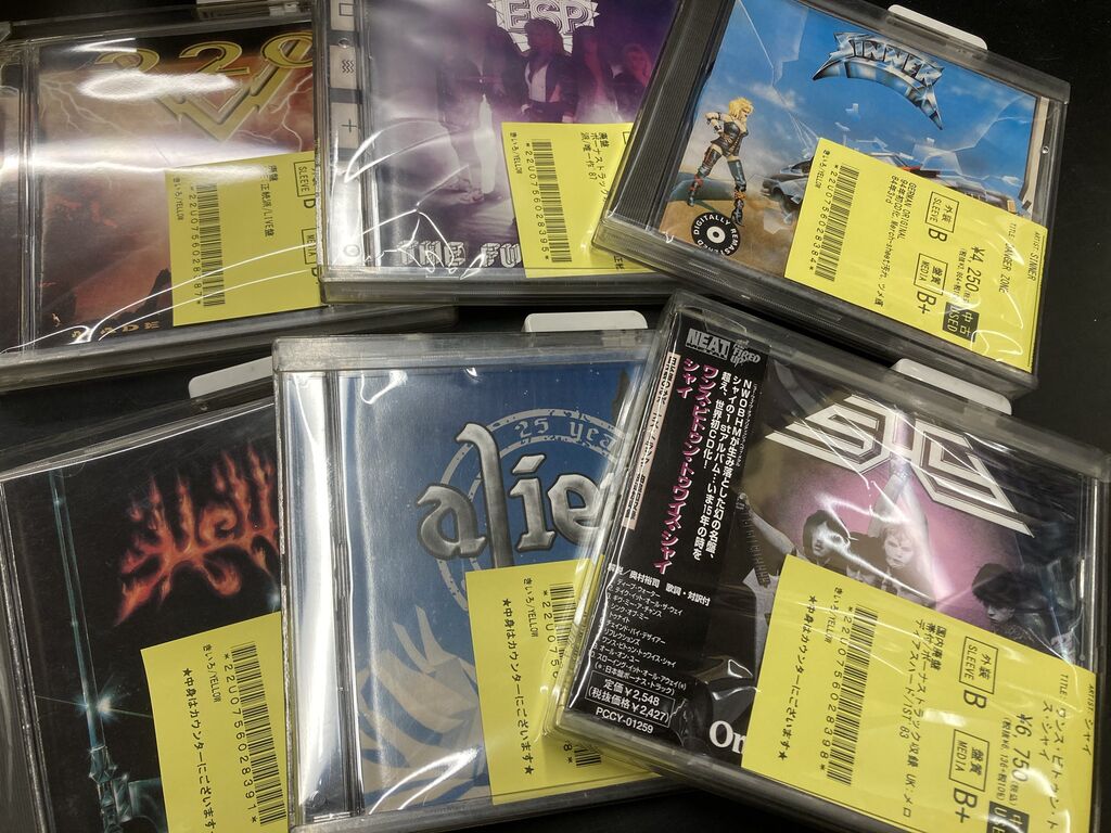 4/12(日)METAL中古CD新入荷情報】プチレア盤込みで洋邦メタル