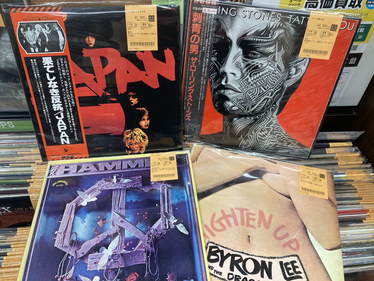 6/27(土)ROCK中古レコード新入荷情報】60~70年代ロックを中心に、US盤 