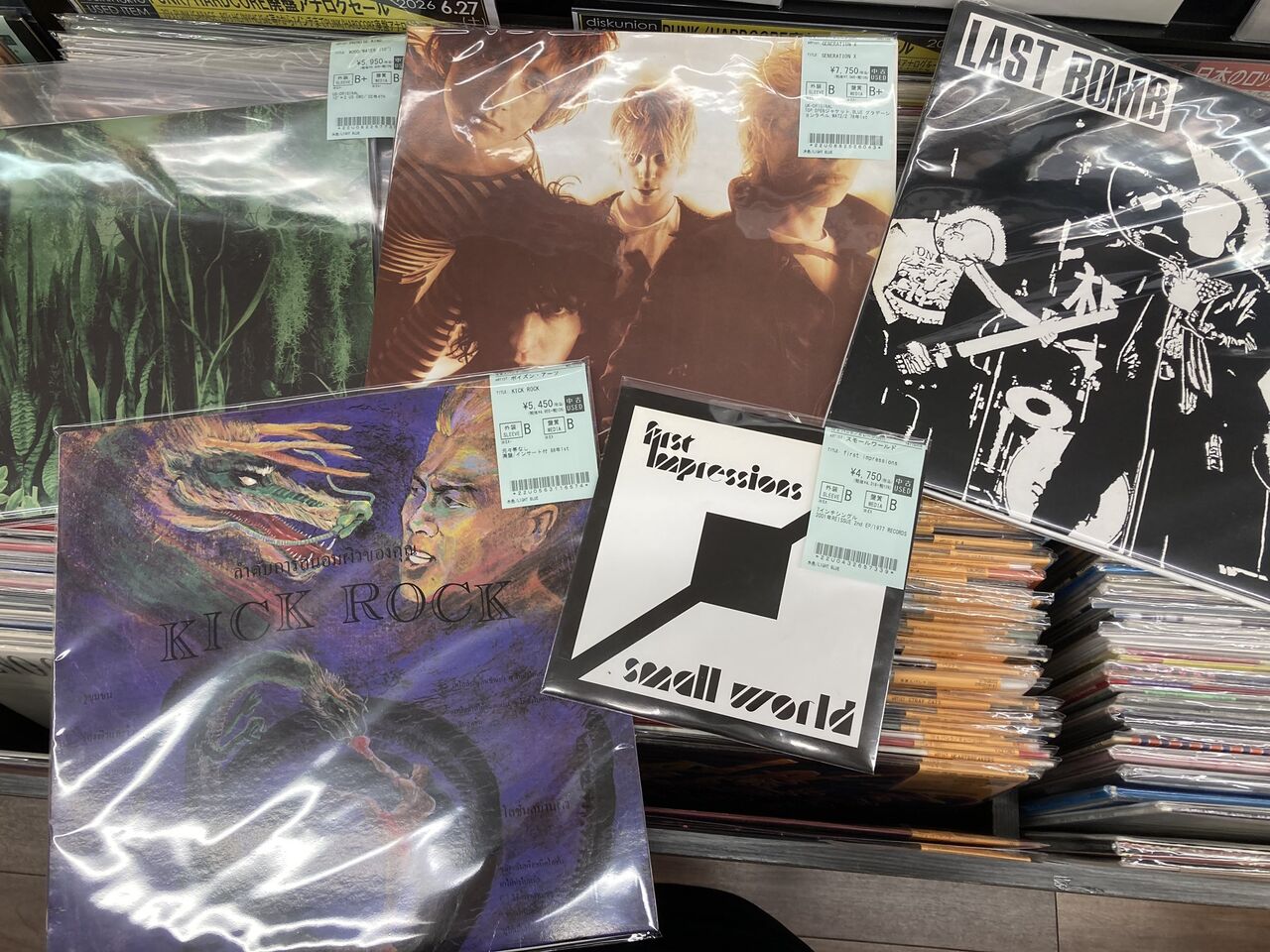 7/1(水)PUNK/HARDCORE中古レコード入荷情報】ちょいレア盤込みで約60点