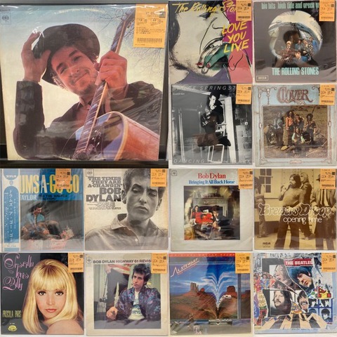 8/25(月)ROCK/POPS中古レコード新入荷情報】BOB DYLAN！BEATLES