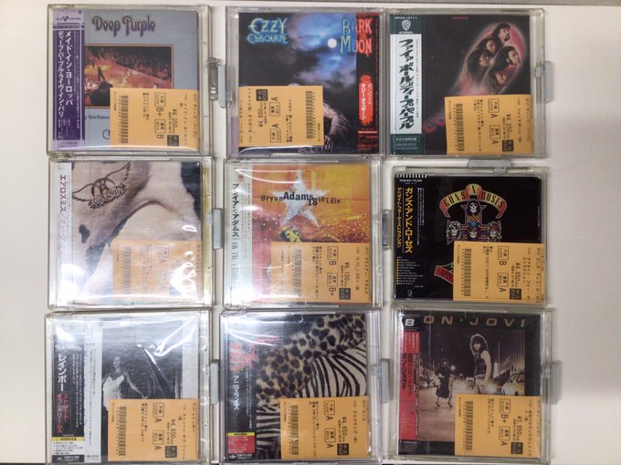 8/22(金)ROCK/POPS中古CD新入荷情報】あの頃のギターヒーロー