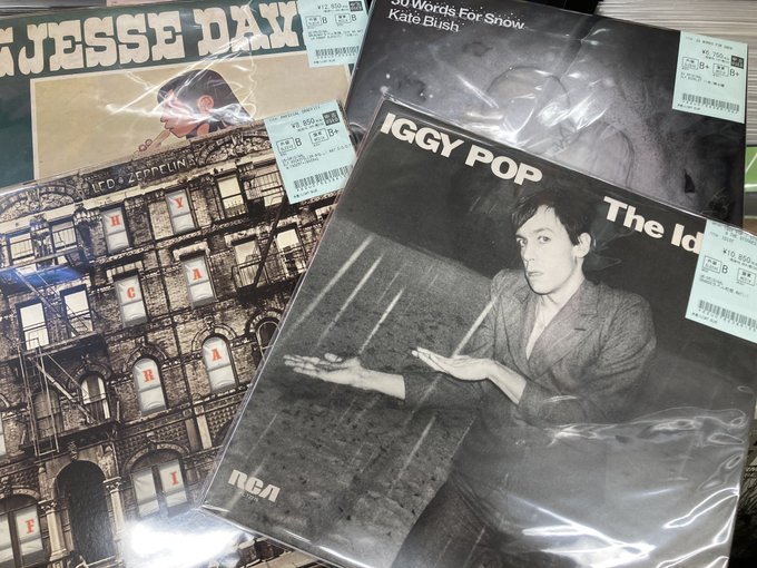 9/29(月) ROCK中古レコード入荷情報】BOB DYLAN、IGGY POP、KATE