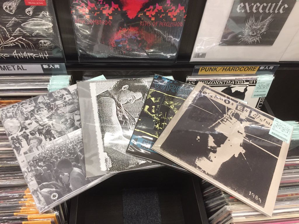 8/9(水) PUNK中古レコード新入荷情報②】80's 北欧D-BEAT HC中心にPUNK