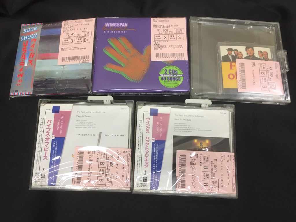 9/14(木)ROCK中古CD新入荷情報】BEATLESのソロ作品が国内盤や8cm