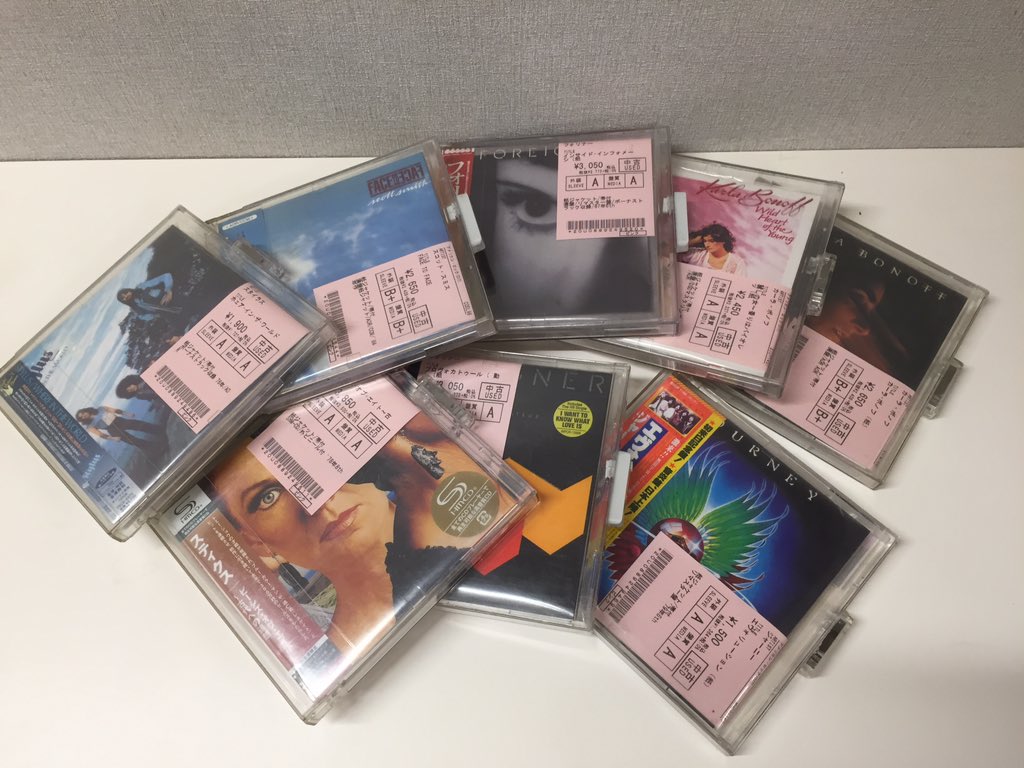 9/15(金) ROCK中古CD新入荷情報】AOR、プログレの紙ジャケットCDが