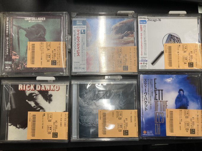 3/17(月) ROCK中古CD新入荷情報】プログレ、オルタナ、AORなど