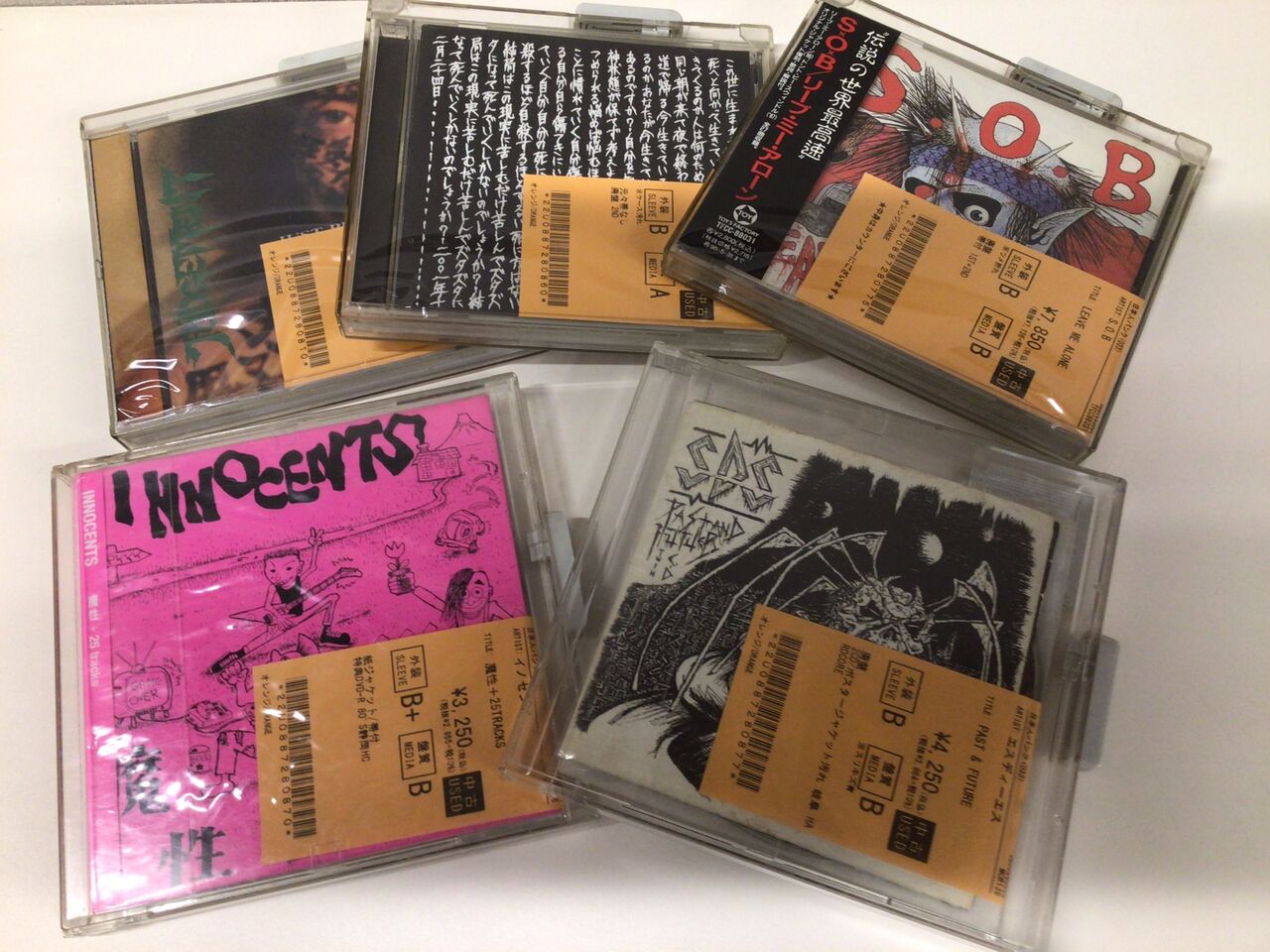 6/26(金)PUNK/HARDCORE中古CD入荷情報】JAPANESE PUNK/HARDCORE中古CD