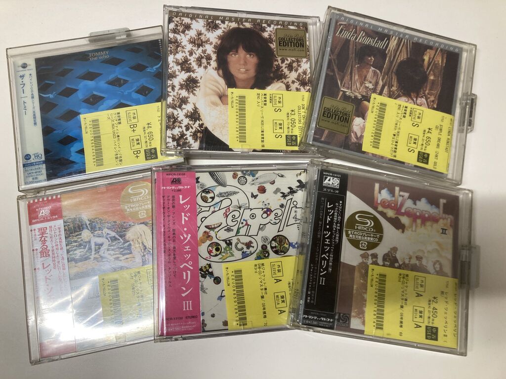 4/8(水)ROCK中古CD新入荷情報】未開封近年リイシュー盤＆美品紙