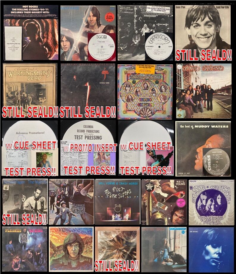 オンラインショップ出品中！8/9(土)ROCK廃盤アナログセール(LP + 7inch
