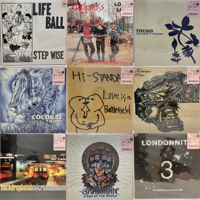 10/20(月) PUNK中古レコード新入荷情報】定番タイトルを始め、80's～90