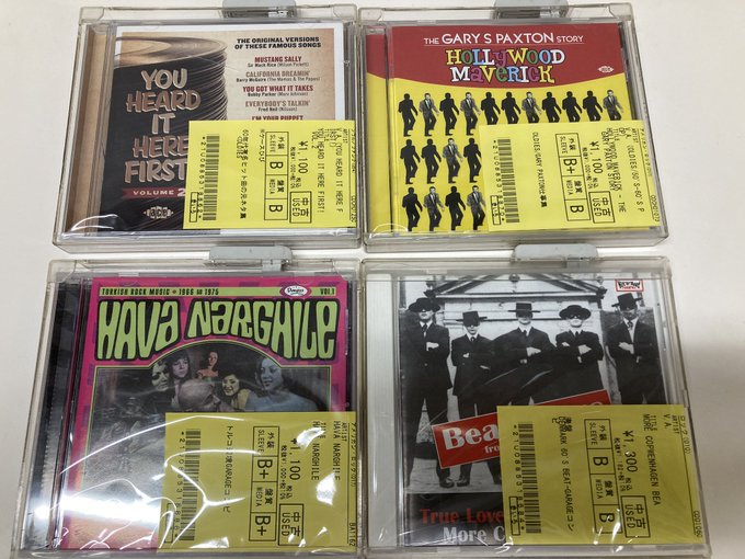 8/26(月)ROCK中古CD新入荷情報】世界各国のガレージCDまとまって入荷