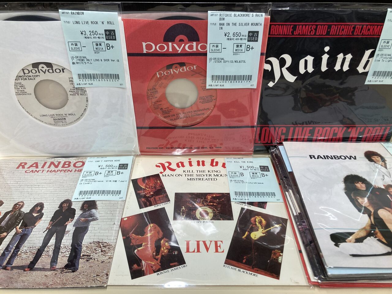 オンライン出品開始！【7月27日ROCK中古レコード新入荷情報】7インチ約