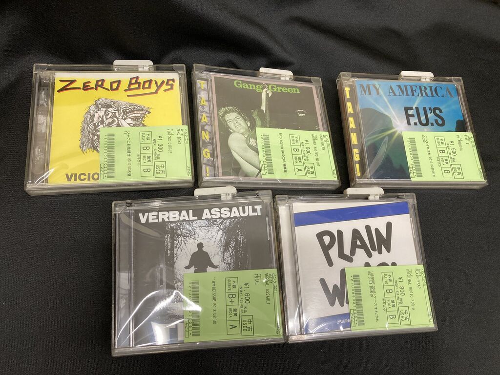 11/26(日) PUNK中古CD新入荷情報②】80~90's US CROSSOVERや80's USHC