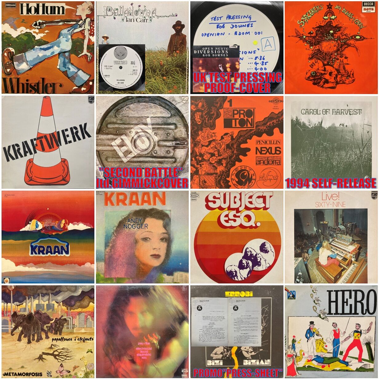 2/28(土)「PSYCHEDELIC , PROG , STRANGE & OUTSIDER RECORD SALE