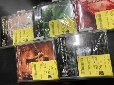 4/26(日)METAL中古CD新入荷情報】旧規格帯付含む デス,メロデス