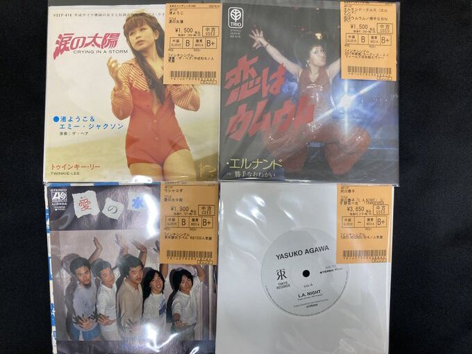 12/3(日) 中古レコード新入荷情報】J-POPの7インチレコード入荷