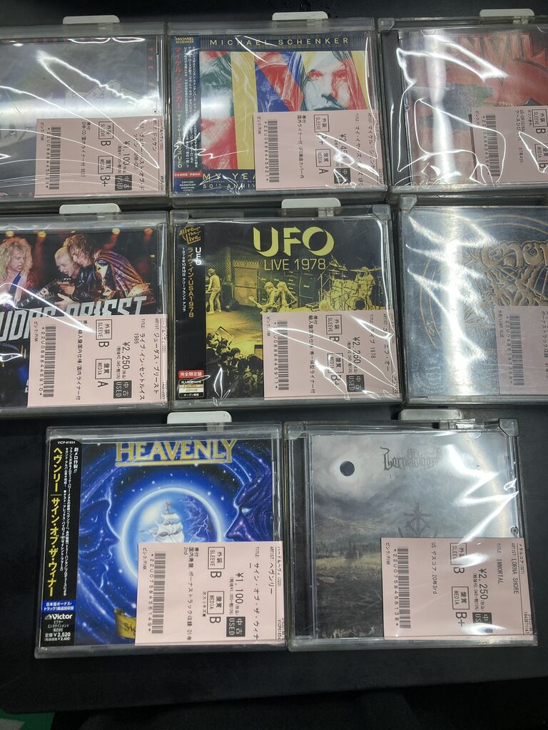 8/17日(月)METAL中古CD新入荷情報】少数ですが豪華内容！各種METAL中古