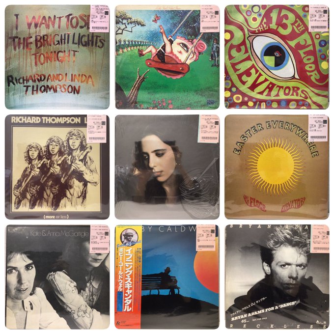 10/27(月)ROCK/POPS中古レコード入荷情報】フォーク/SSW、サイケの名盤