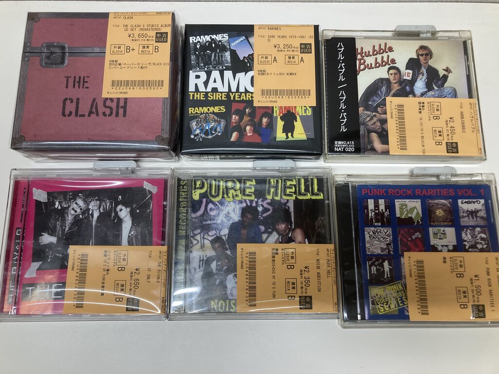 しば　一枚800円2枚目〜100円引き　punk hardcore 8/19(火) PUNK中古CD新入荷情報】70's PUNK~HARDCOREまでPUNK