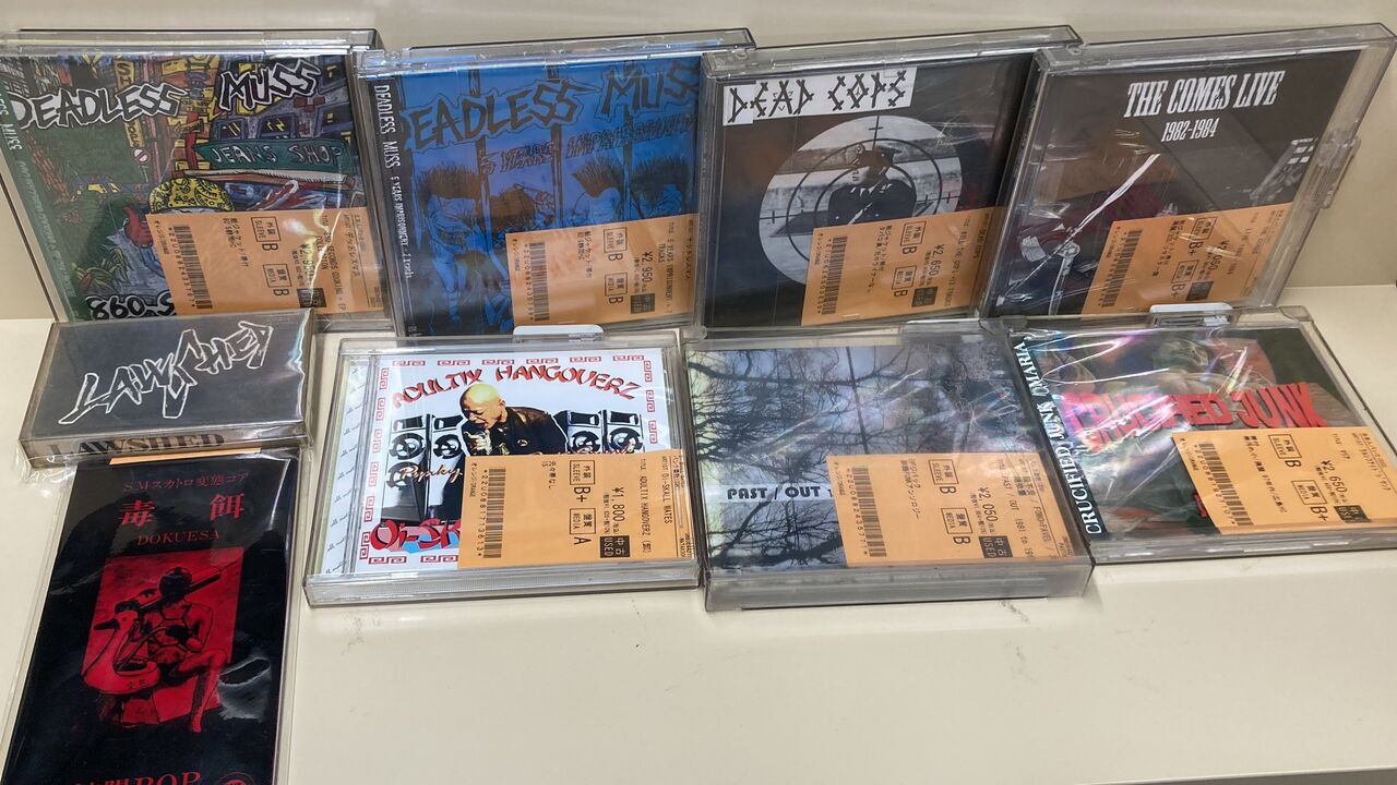 6/4(木)PUNK/HARDCORE中古CD入荷情報】新着中古CD約70点入荷