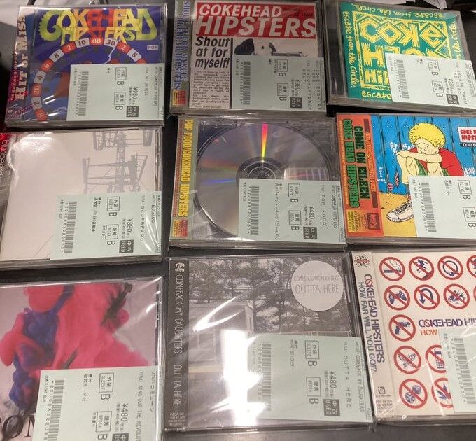 9/21(日)日本のPUNK CD中古新入荷】怒涛のJ-PUNKのCDがまとまっ