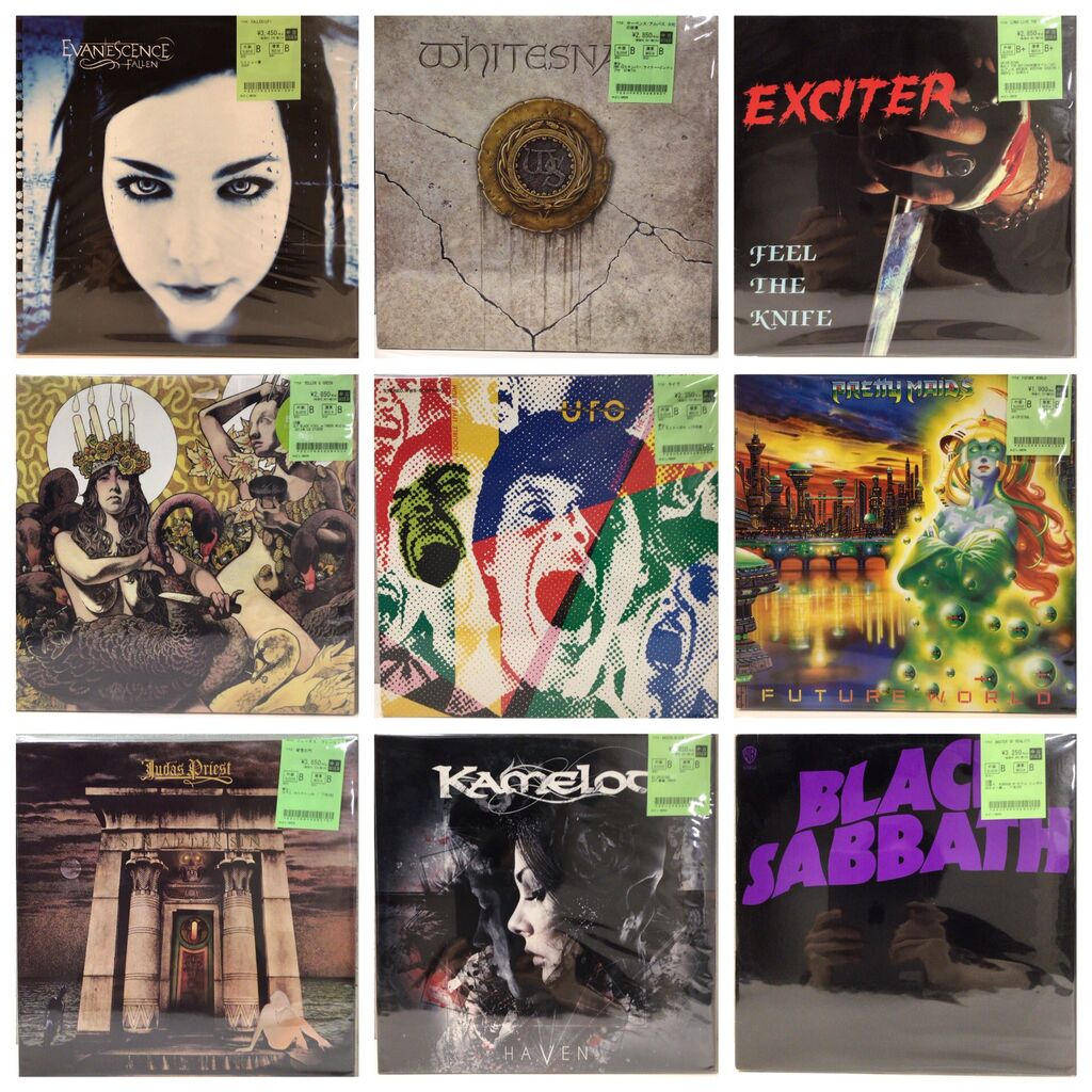12/26(日)ROCK/METAL中古レコード新入荷情報】総数200枚OVER
