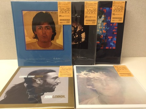 中古CD新入荷情報】ポール・マッカートニー&ジョン・レノンの限定BOX