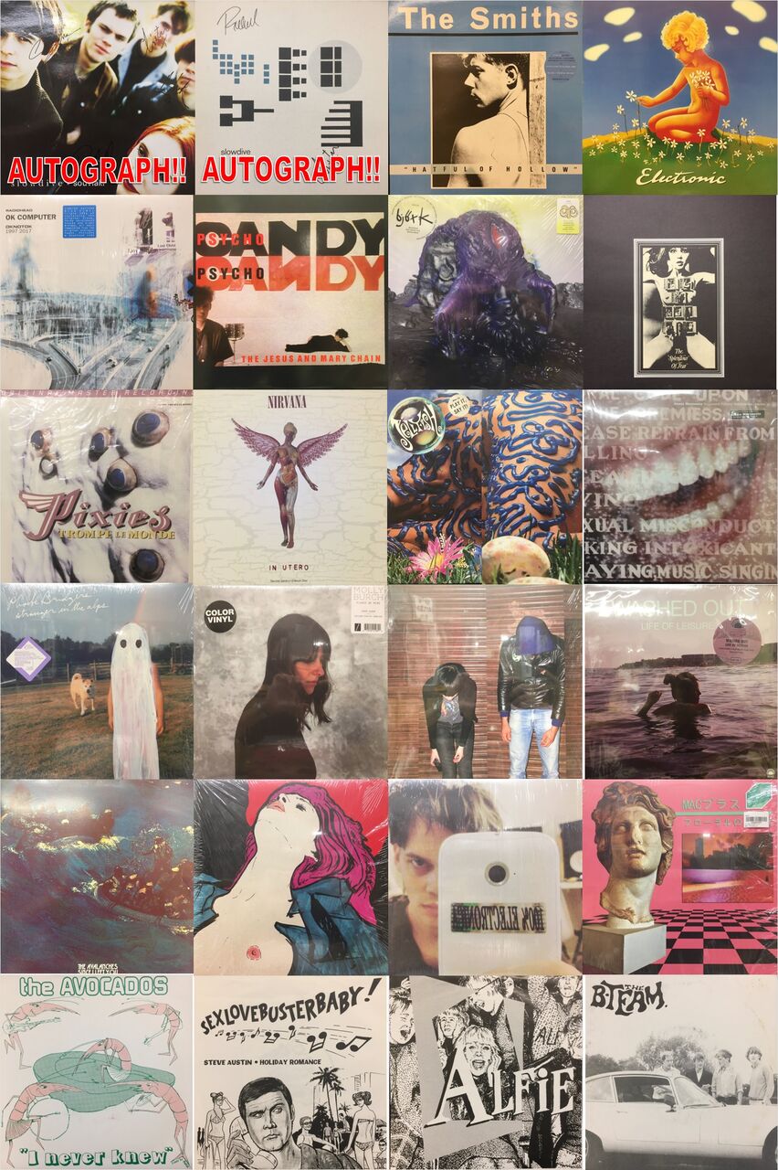 zArAme & SOSTIE アナログ盤 □10/7(土)「INDIE/ALTERNATIVE ROCKアナログセール