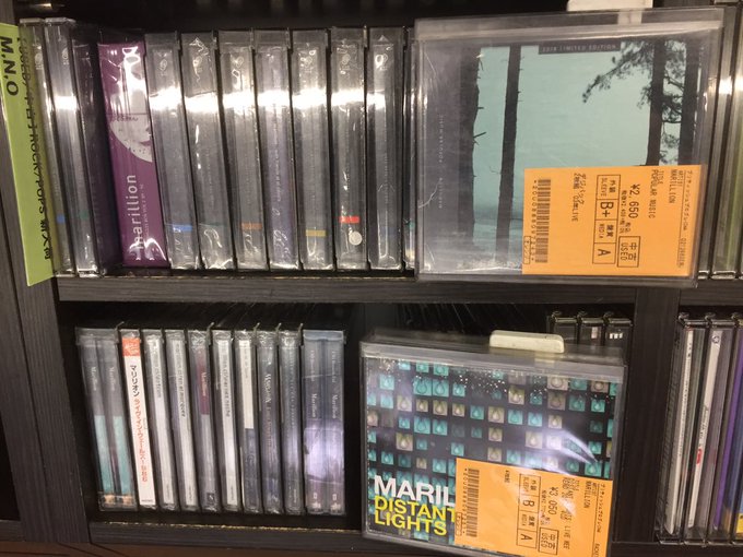 7/10(月) ROCK中古CD新入荷情報】「MARILLION」LIVE盤 