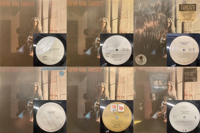 キャロル・キング　LPレコード2枚まとめ　おまけ付き CAROLE KING キャロル・キング / Tapestry [LP] - レコード通販