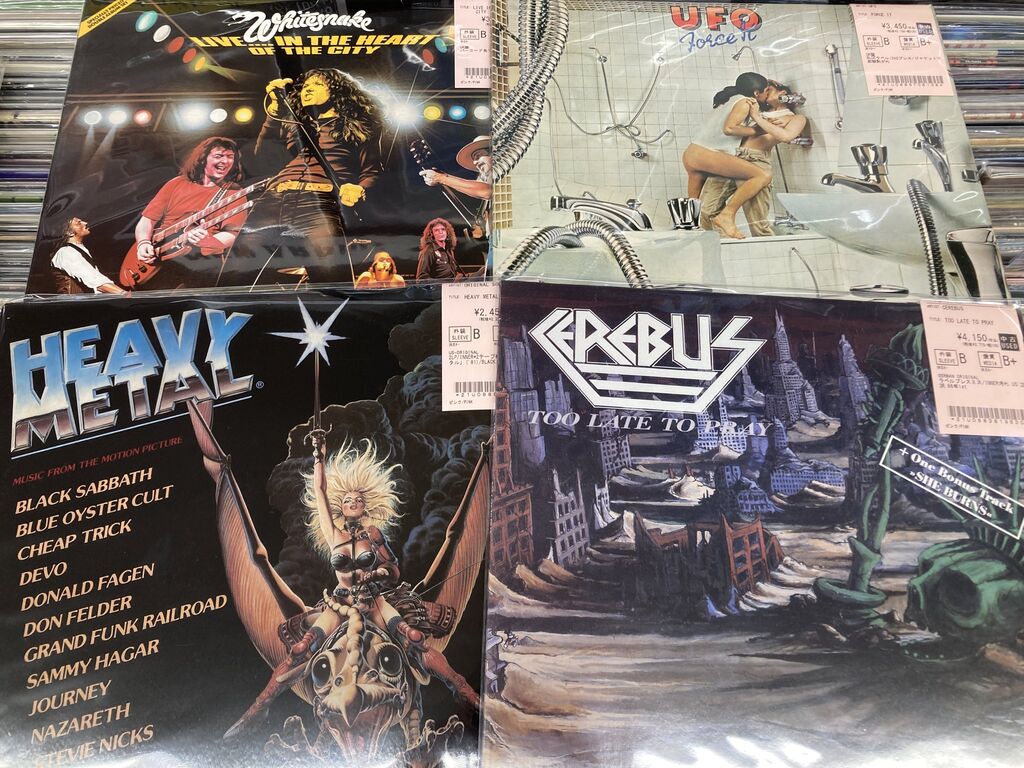 10/28(火) METAL中古レコード新入荷情報】英米ROCK~HR/HMを中心に中古