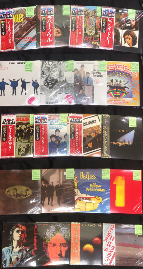 ビートルズ/ビートルズ物語(国内帯付) 2LPレコード