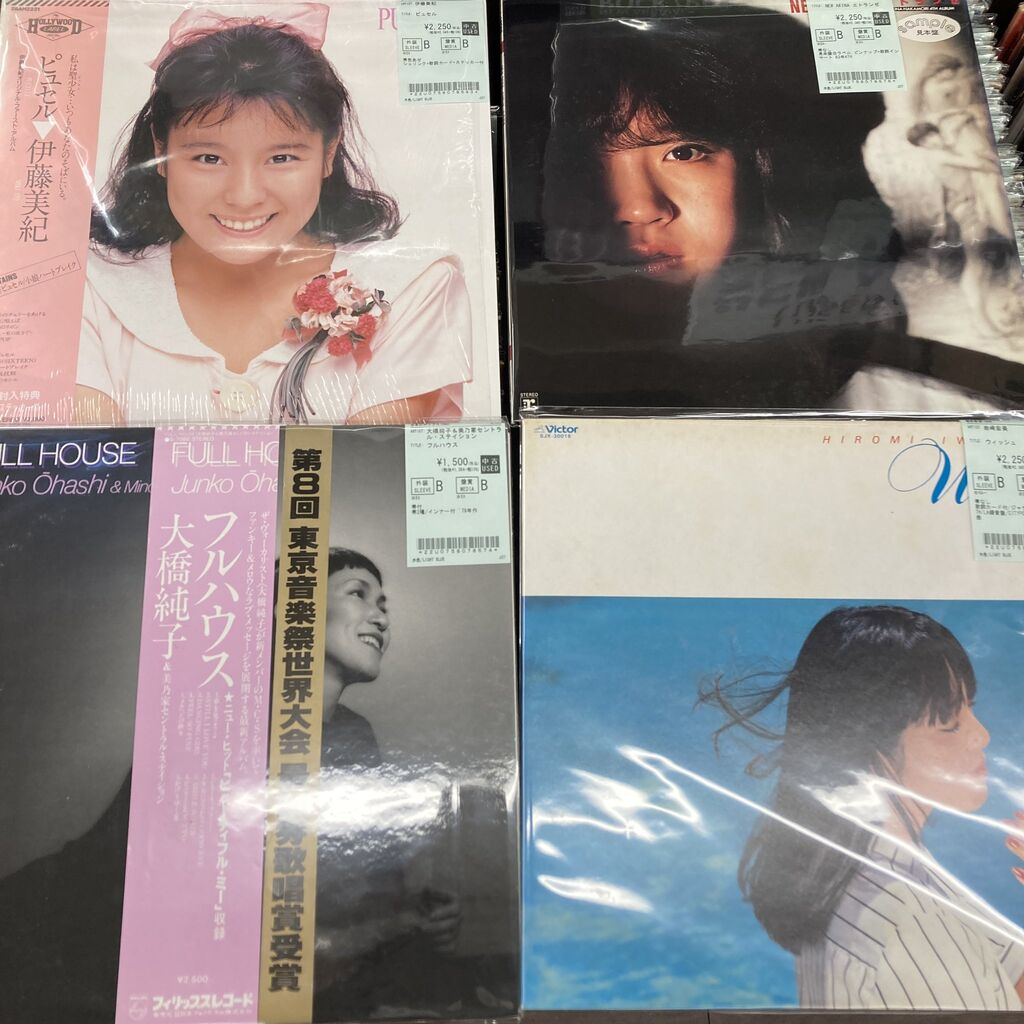 7月27日J-POP中古レコード新入荷情報】昭和歌謡から定番シティポップに