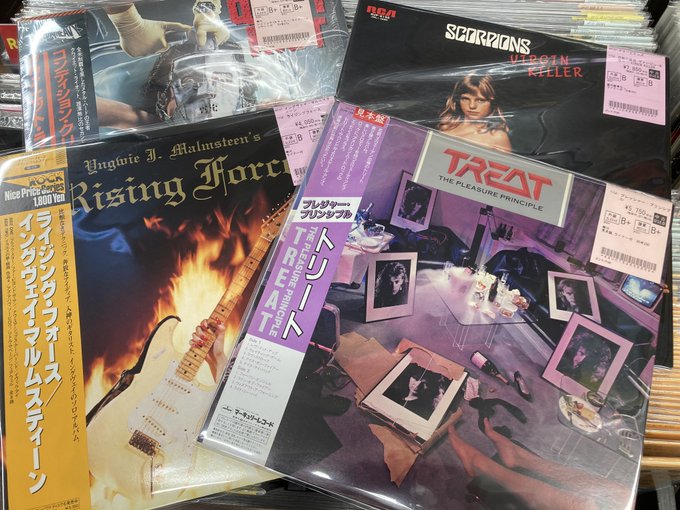 10/7(火) METAL中古レコード新入荷情報】AEROSMITH、KISSなど