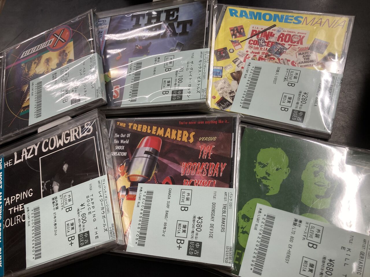 7月30日オンライン出品済【7月28日PUNK中古CD新入荷情報】廃盤揃い