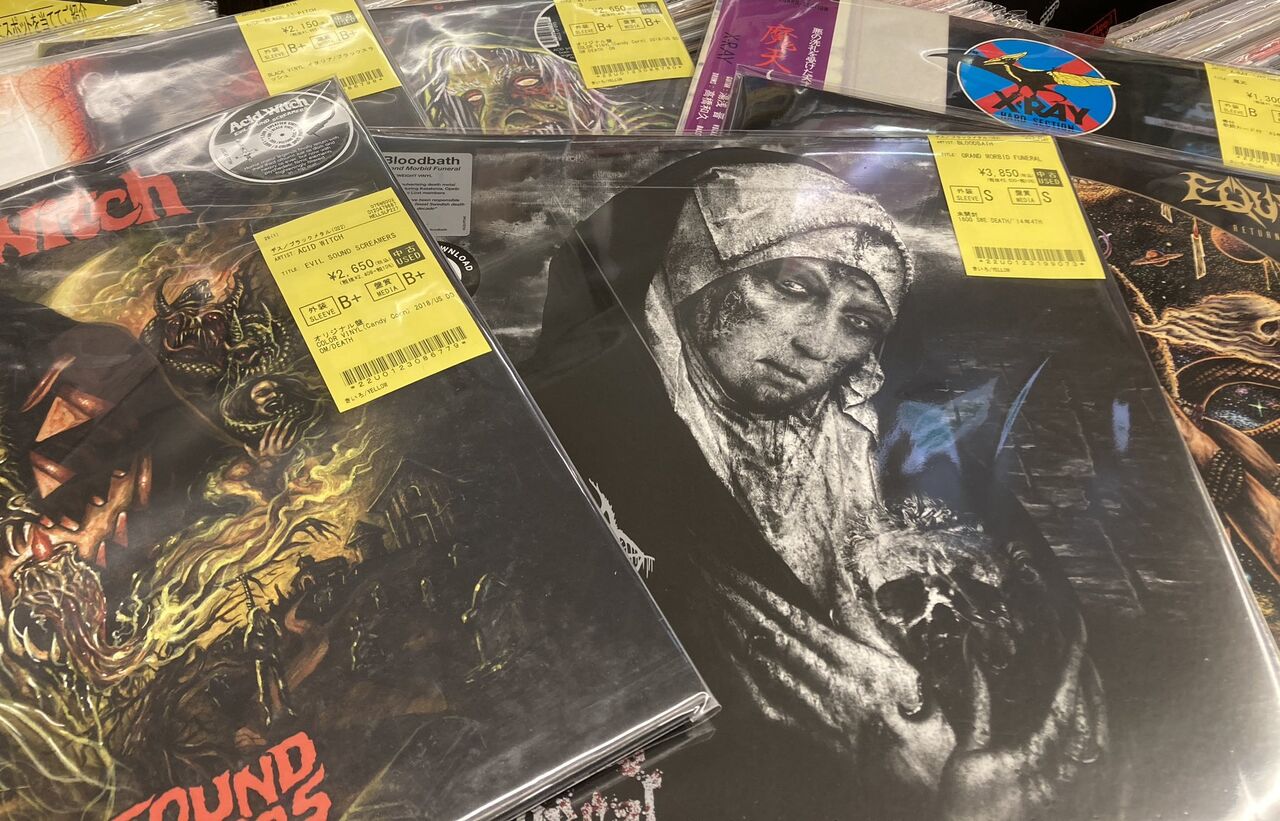 4/6(月)METAL中古レコード入荷情報】ハードロック系からエクストリーム