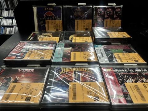 6/16(火)METAL中古CD入荷情報】メタル全盛期を生き抜いた名バンド達の