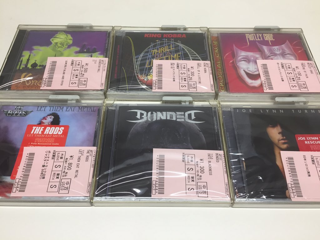 4/27(木) METAL中古CD新入荷情報①】未開封CDが大量入荷！ : diskunion