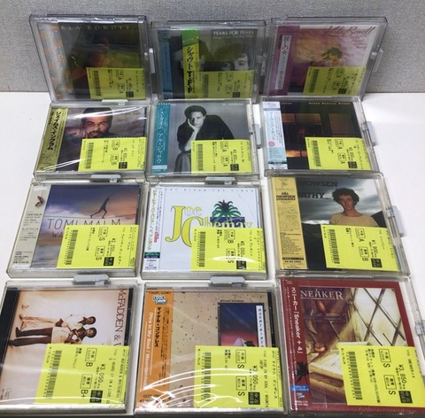 5/6(水祝)「ROCK新着中古CD入荷情報～AOR/メロハー廃盤中心に内容