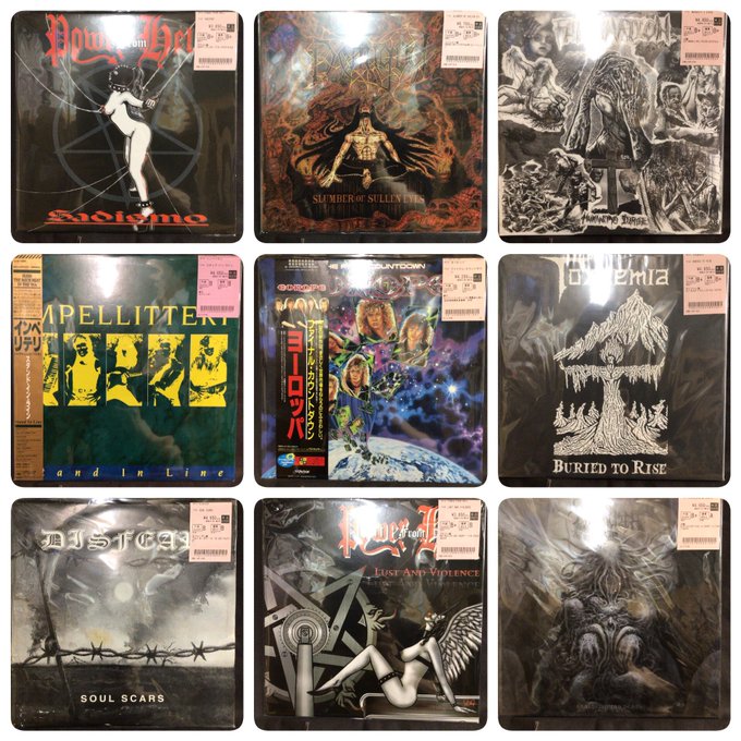 10/10(金) METAL中古レコード新入荷情報】SLAYER USオリジナル,辺境