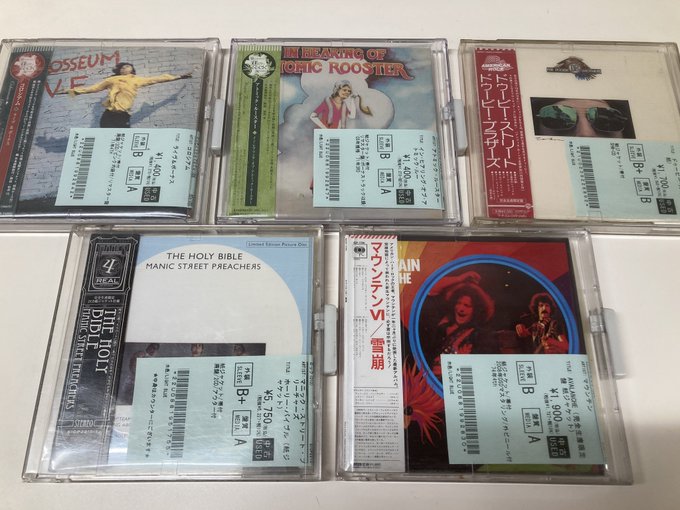 9/9(火)ROCK中古CD新入荷情報】MANIC STREET PREACHERSをはじめ
